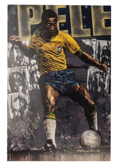2006 Pele Limited Edition Signed Stephen Holland Giclee   